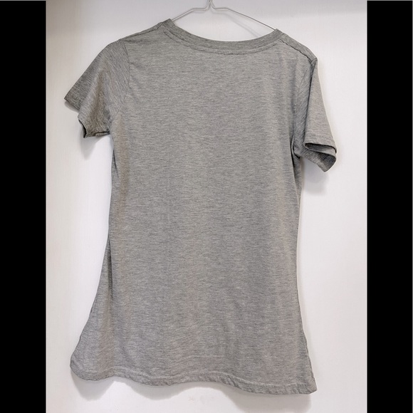 Support the Cure woman's gray short-sleeve tshirt Size M - Picture 2 of 2